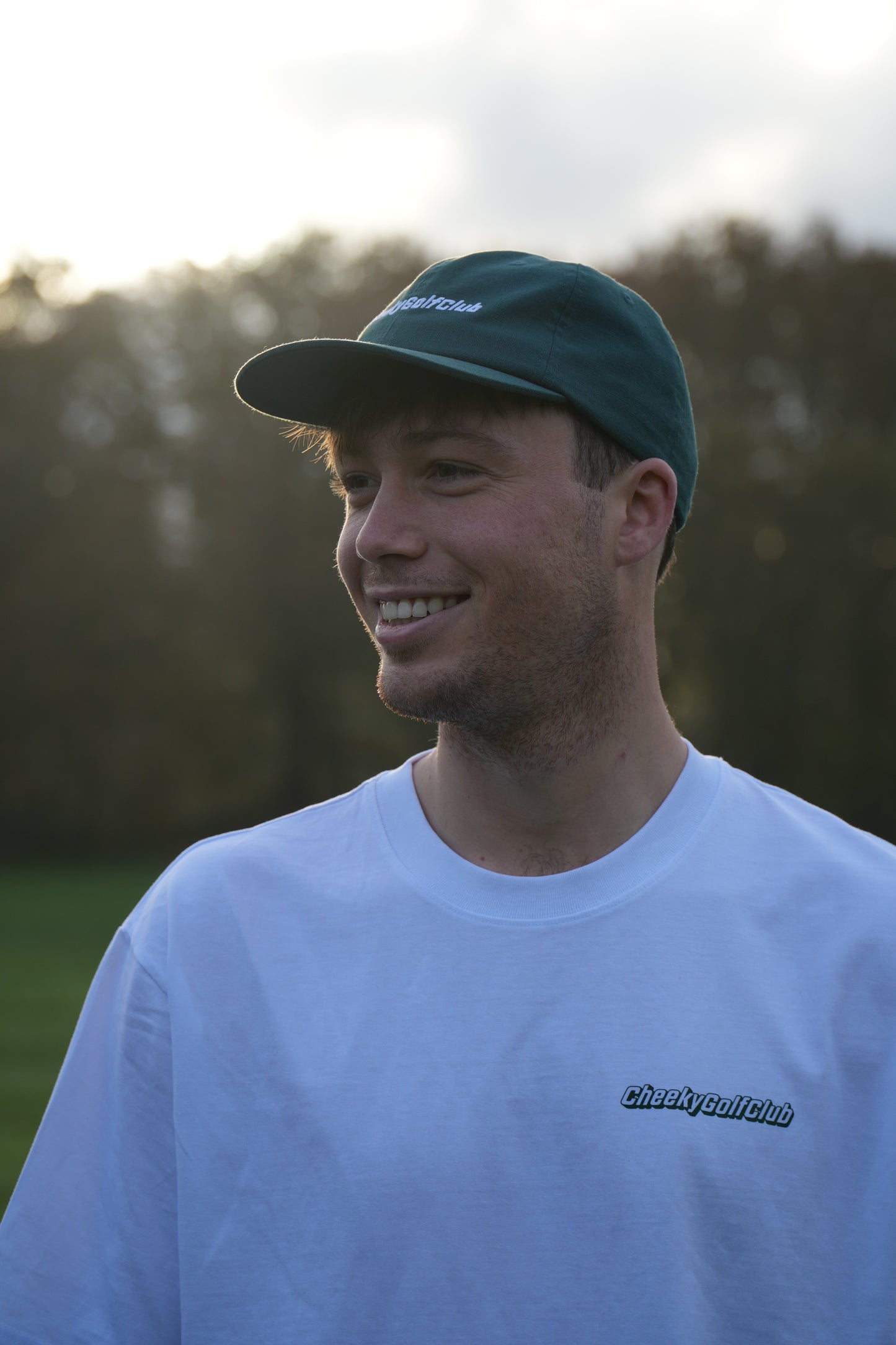 White Cheeky Golf Club Heavyweight T-Shirt